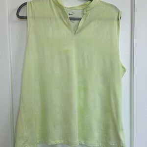 Nike Women's Tank Top - Soft Yellow